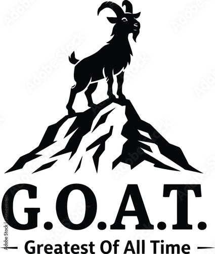 Silhouette of a legendary athlete, the greatest of all time, celebrating victory with a triumphant pose against a vibrant backdrop.