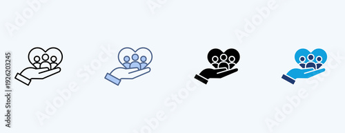 Employee Wellness Multiple Icon Illustration Vector