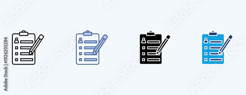 Staff Evaluation Multiple Icon Illustration Vector