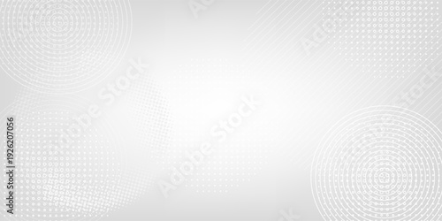 PrintBeautiful white abstract background. Silver neutral backdrop for presentation design.