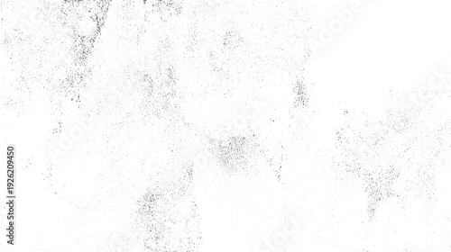 Grey speckle texture on white background with abstract scattered dots and irregular shapes