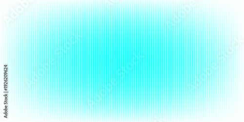 Abstract vertical blue light bar pattern background with glowing cyan center, creating a vibrant digital sound wave or equalizer effect, isolated on