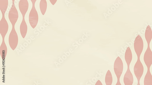 レトロビンテージ風アブストラクト背景イラスト