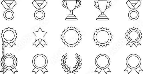 Awards and recognition medals trophies ribbons