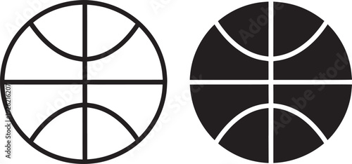 Black and white basketball sports