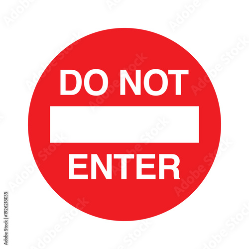 Free Download Do Not Enter Prohibition Sign - GFXLoad