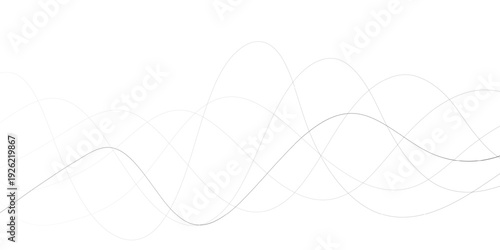 Minimalist abstract background featuring faint, dotted wave-like lines on a clean white canvas.