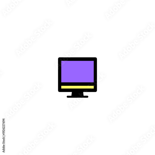 lcd tv monitor with blank screen
