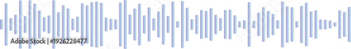 Visual representation of sound waves in a digital format