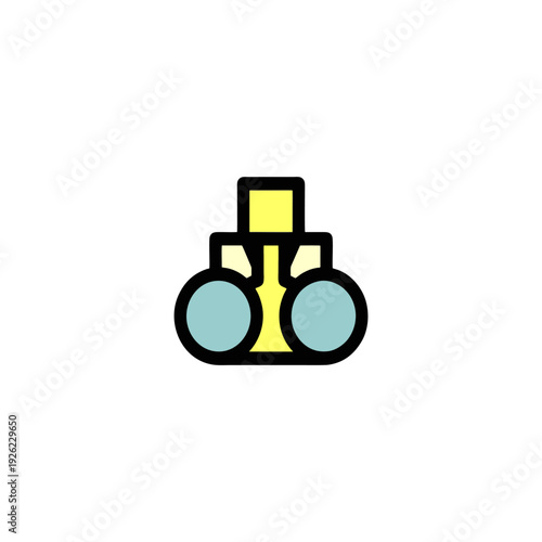 3d glasses isolated on white