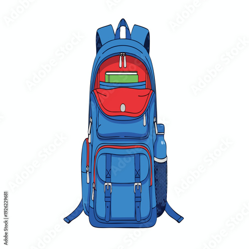 Colorful Backpack for School Travel and Outdoor Adventures