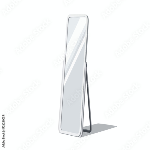 Modern Full Length Mirror with Stand for Home Decor and Interior Design