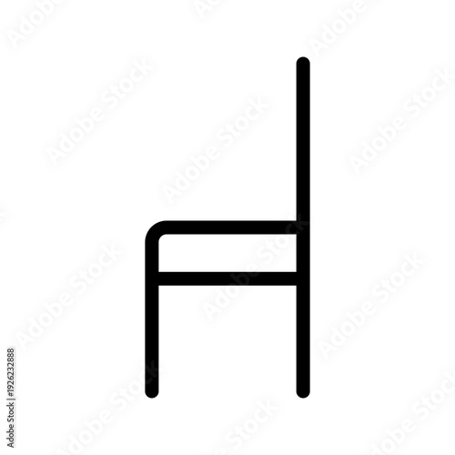 Modern Chair icon set for furniture, interior design, and office or home seating