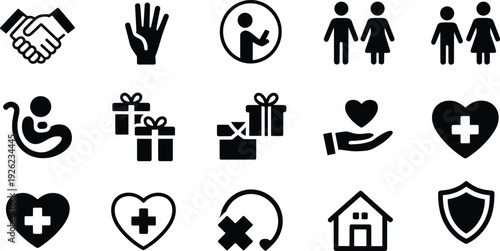 Power drill silhouettes, tool icons, construction vector, mechanical clipart, DIY design, hardware graphic, electric drill, workshop illustration, industrial symbol, handyman icon