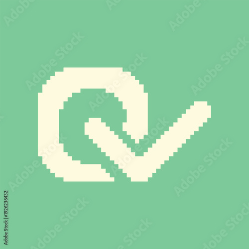this is Checklist icon 1 bit style in pixel art with white color and green background ,this item good for presentations,stickers, icons, t shirt design,game asset,logo and your project.
