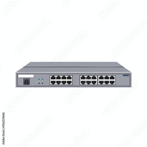 High Performance Network Switch with Multiple Ethernet Ports for Business and Data Center Use