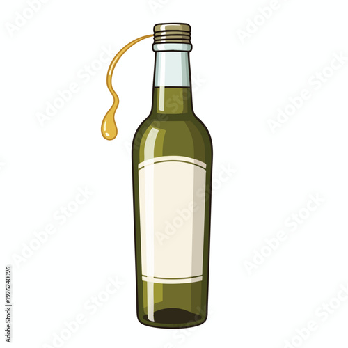 Creative Image of a Condiment Bottle with Sauce Dripping