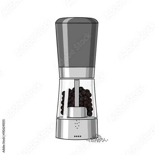 Modern Electric Coffee Grinder for Freshly Ground Beans