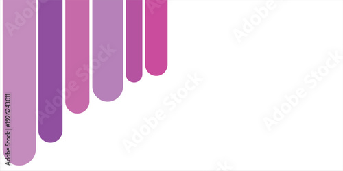 Abstract background with colorful vertical rounded lines.