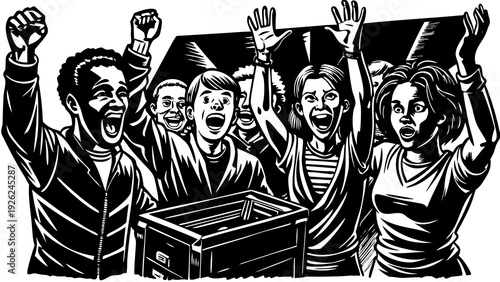 Group of scholars or thinkers engaged in collaborative discussion or debate