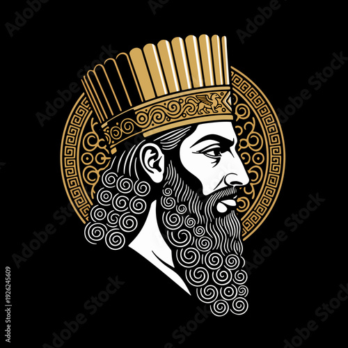 illustration of the head of government, king, tribe, group or country that reflects leadership