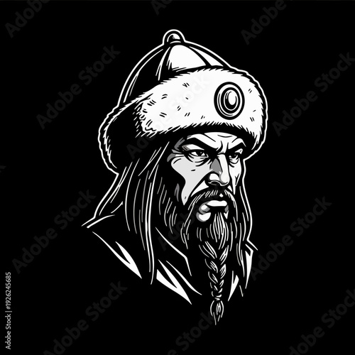 illustration of the head of government, king, tribe, group or country that reflects leadership