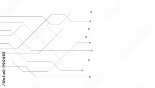 Abstract futuristic circuit board Illustration, Circuit board with various technology elements. Circuit board pattern for technology background. Vector illustration
