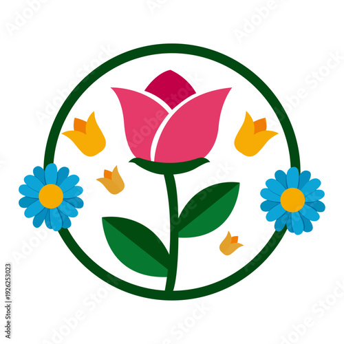 logo for a flower shop