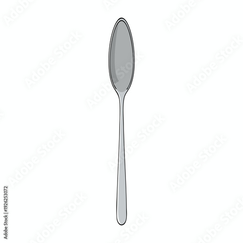 Elegant Stainless Steel Spoon for Dining and Cuisine Presentation