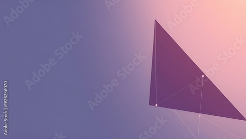 oganesson. Abstract geometric shapes in gradient colors, representing digital network and connectivity. product launch decks, UI/UX mockups, designed for product launches and innovation pitches.