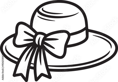 Summer Beach Icon Set, Tropical Line Art Vector Collection with Seashell, Palm Tree, Cocktail, Ice Cream and Anchor