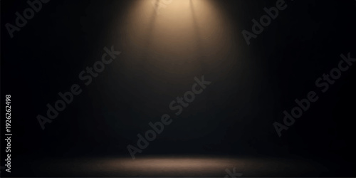 A bright blue spotlight casts a motion pattern across a dark metal wall and stage, creating a cinematic night texture for an artful film background