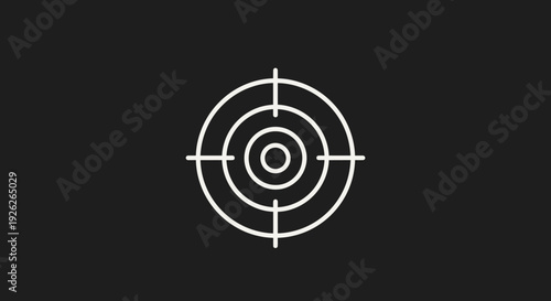 Target symbol graphic representing focus and accuracy.