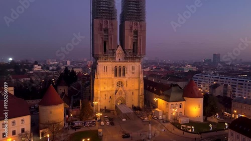 Zagreb Cathedral is a stunning Gothic landmark known for its twin spires, intricate architecture, and rich religious history in the heart of Croatia’s capita