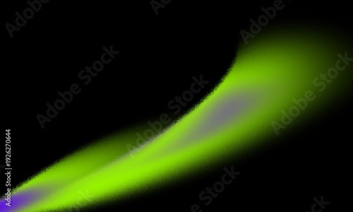 abstract green wave with grainy