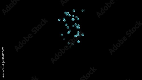 abstract blue background with particles