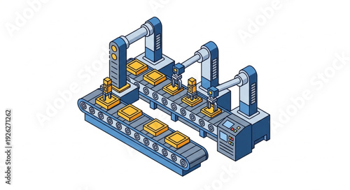 Industrial Manufacturing Assembly Line Equipment.