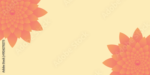 Wallpaper Mural Gradient peach color spin flower background. Nature plant swirl texture pattern Torontodigital.ca