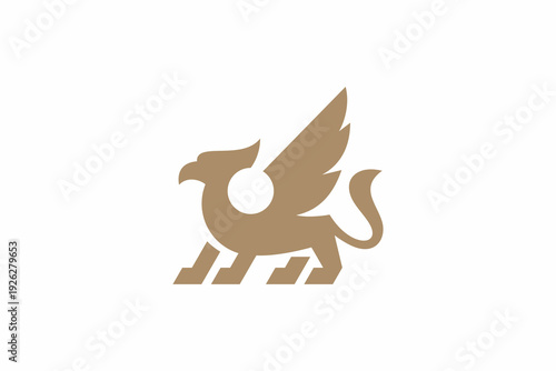 Letter C or D Griffin Logo 