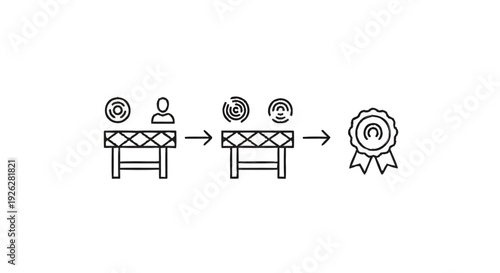 Business process improvement and quality assurance concept.