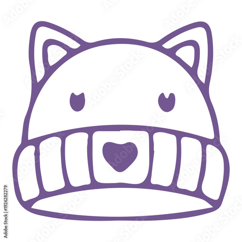 Cute Animal Beanie Icon