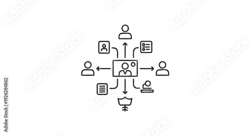 Centralized communication hub connecting people and resources.