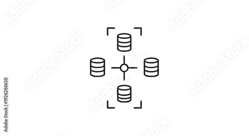 Centralized Database System with Connected Data Storage Units.
