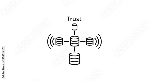 Centralized Database System with Trust and Wireless Connections.