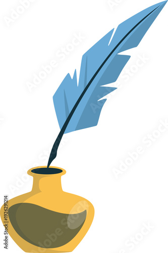 Quill Pen and Inkwell