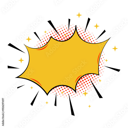 Explosion Comic Chat Bubble