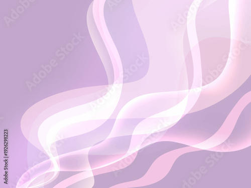 滑らかな透明感のある煙のようなウェーブの背景素材