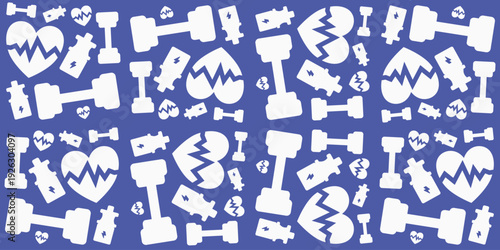 gym seamless pattern. isotonic drink icon vector illustration. sport seamless pattern