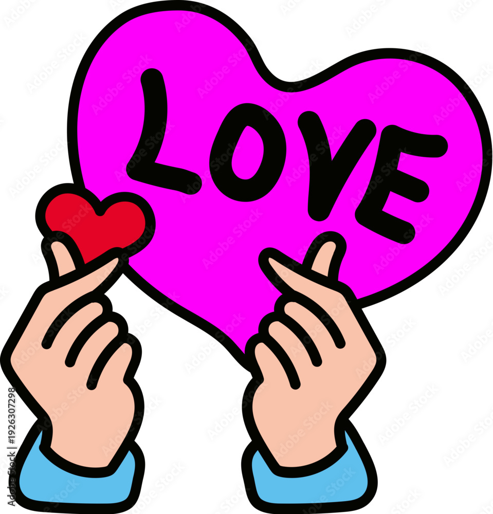 Obraz premium 사랑