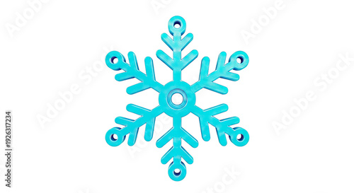 Blue Snowflake Icon